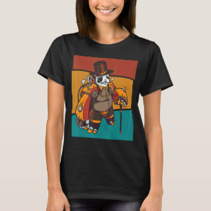 Camiseta Mecánica de Panda Vintage Steampunk Panda