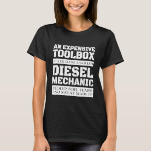 Camiseta Mecánica Diesel, Caja De Herramientas Costosa