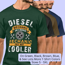 Camiseta Mecánica Diesel Como Normal Pero Más Frío