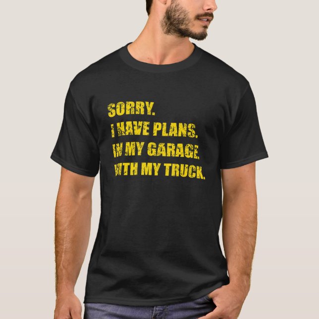 Camiseta Mecánica Diesel Que Dice Para El Auto (Anverso)