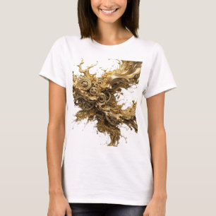 Camiseta mecánica dorada GOLDEN FLOW de Chic Gold