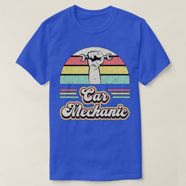 Camiseta Mecánica mecánica mecánica del automóvil (Diseño del anverso)