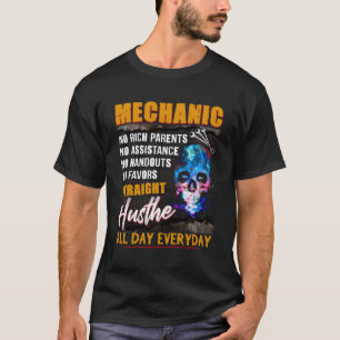 Camiseta Mecánica Sin Padres Ricos Sin Asistencia Ni Trasla