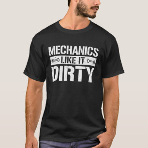 Camiseta Mecánicas Como La De Automóviles Sucios A
