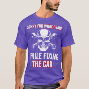 Camiseta Mecánico Automático Funny Garage Fixing Cars Mecha