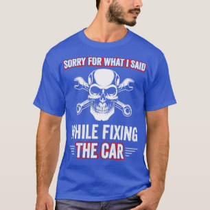Camiseta Mecánico Automático Funny Garage Fixing Cars Mecha