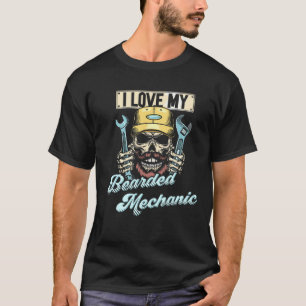 Camiseta Mecánico Automotriz Chico Coche Amo A Mi Mecánico
