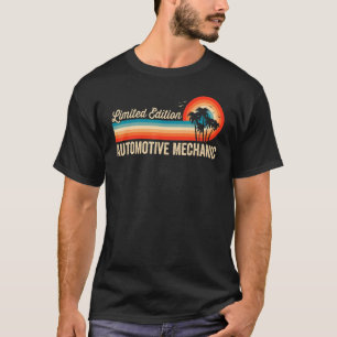 Camiseta Mecánico Automotriz Cumpleaños Retro Vintage Hombr