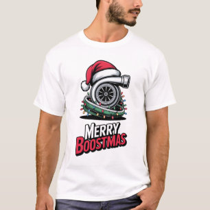 Camiseta Mecánico Boost Turbo Motor Nitro Amantes de Santa