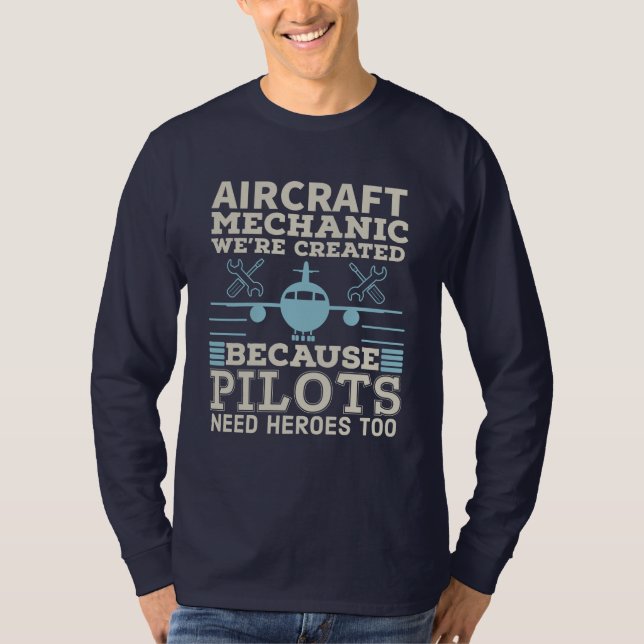 Camiseta Mecánico de aeronaves (Anverso)