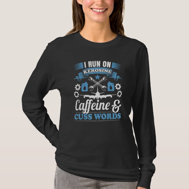 Camiseta Mecánico de aeronaves de avión (Anverso)
