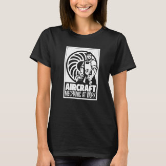Camiseta Mecánico de aeronaves de ingeniería mecánica