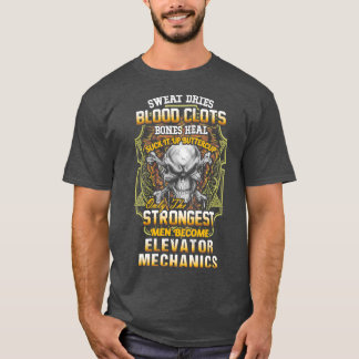 Camiseta Mecánico de ascensores más fuerteTShirt