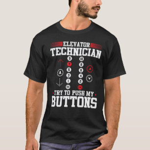 Camiseta Mecánico de ascensores Técnico de ascensores Repar