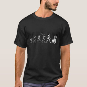 Camiseta mecánico de automóviles divertido evolución del au