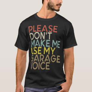 Camiseta Mecánico de autos divertido Mens taller mecánico d