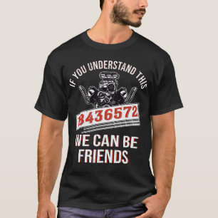 Camiseta Mecánico de Autos Mecánico 18436572 Motor V8 Mecán