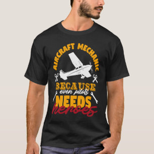 Camiseta Mecánico de aviones de automóviles antiguos divert