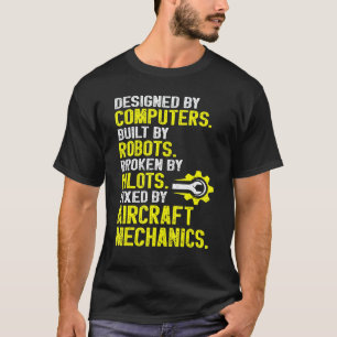 Camiseta Mecánico de aviones de garaje Mecánico de aviación