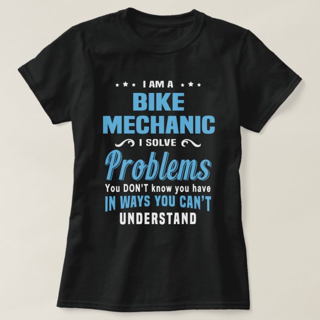 Camiseta Mecánico de bicicletas (Diseño del anverso)