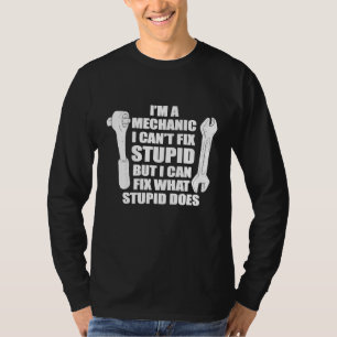 Camiseta Mecánico De Coche Soy Un Mecánico No Puedo Arregla