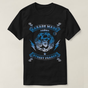 Camiseta Mecánico de cráneo temido en la calle hecho en gar