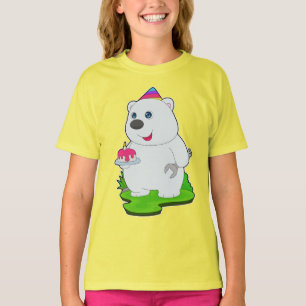 Camiseta Mecánico de cumpleaños del oso polar
