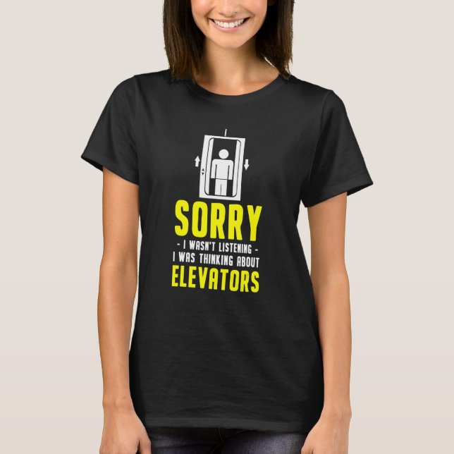 Camiseta Mecánico de elevador de técnico (Anverso)