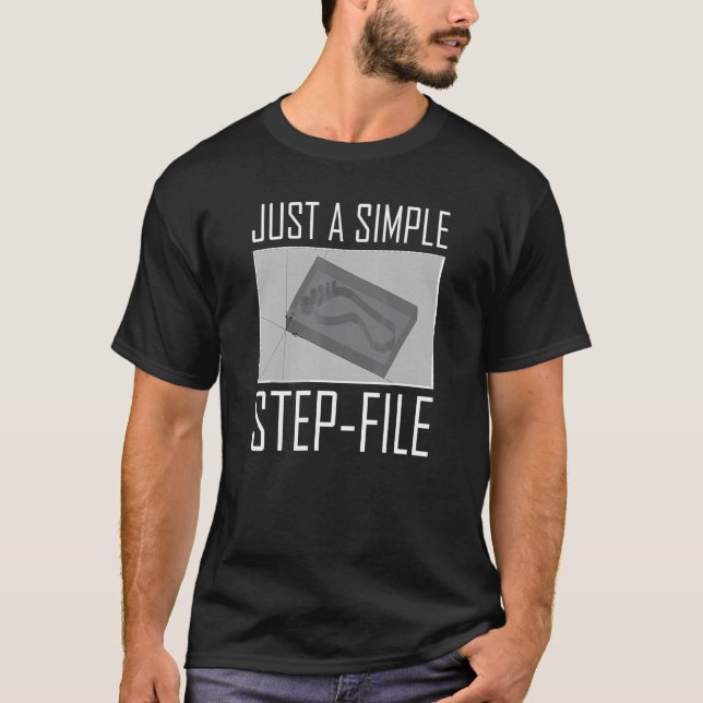 Camiseta Mecánico De Mecanización De Programador Cnc Cad Ca (Anverso)