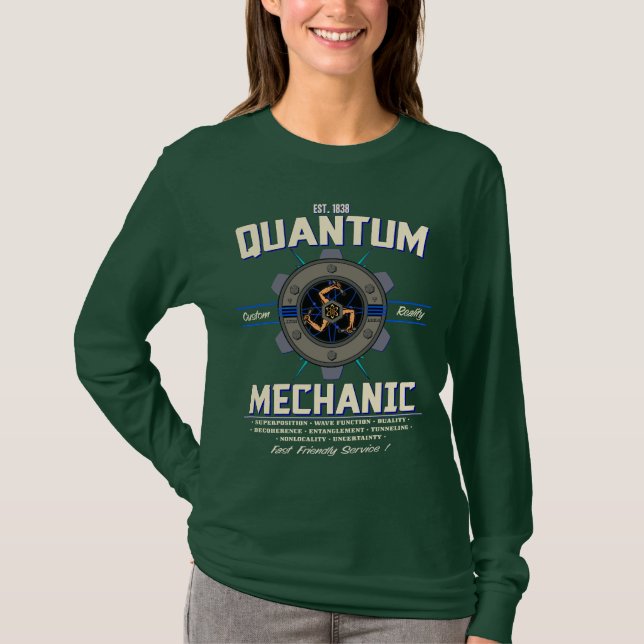 CAMISETA MECÁNICO DE QUANTUM (Anverso)