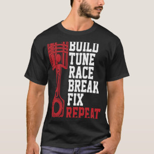 Camiseta Mecánico de repetición de ajuste de intervalo de c