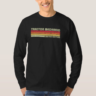 Camiseta Mecánico De Tractor Título De Trabajo Divertido Pr