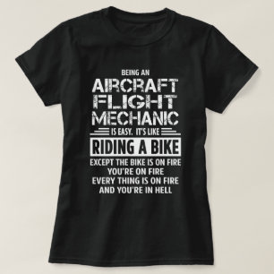 Camiseta Mecánico de vuelo de aeronaves