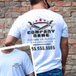 Camiseta Mecánico del logotipo rojo de Guay para reparación<br><div class="desc">Mostrará su negocio de reparación automática con la camiseta mecánica profesional para logotipos rojos de Guay de reparación automática, diseñada para hacer una declaración audaz. Este tee de alta calidad presenta un llamativo color rojo que llama la atención y asegura que su equipo destaque. La parte delantera y trasera de...</div>