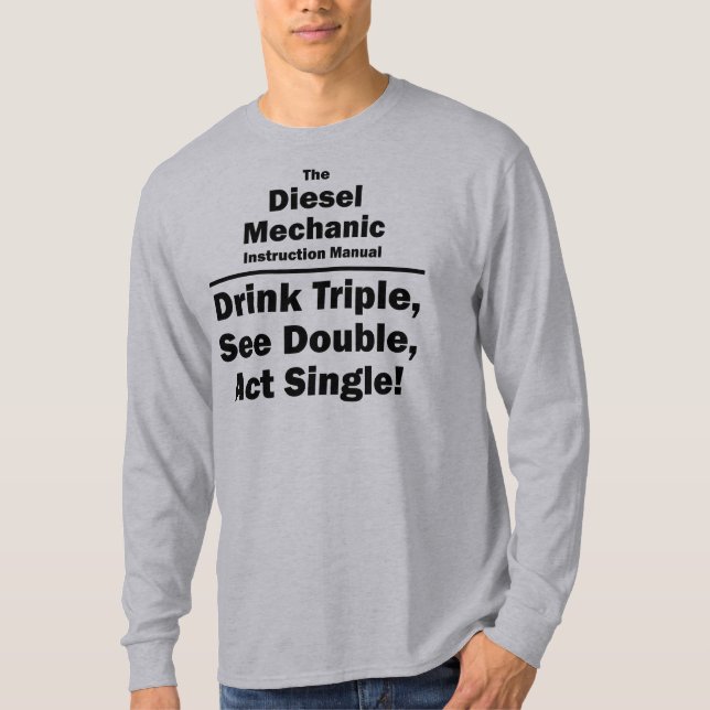 Camiseta mecánico diesel (Anverso)
