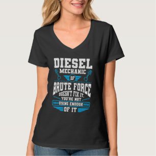 Camiseta Mecánico Diesel Mecánico Antiguo