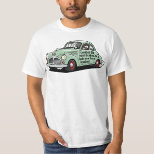 Camiseta Mecánico divertido coche no pudo arreglar frenos b