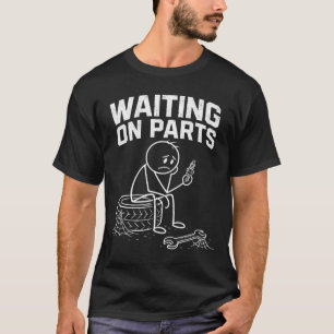 Camiseta Mecánico Hombres Reparación Automática Esperando C