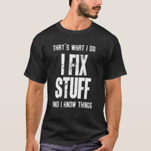 Camiseta Mecánico I Arreglar Cosas Técnica Mecánica De Mech