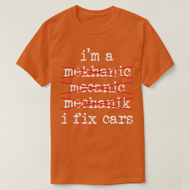Camiseta Mecánico Mecánico Automático (Diseño del anverso)