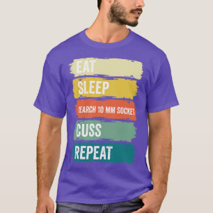 Camiseta Mecánico mecánico de coches de reparación de garaj