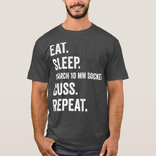 Camiseta Mecánico mecánico de coches de reparación de garaj