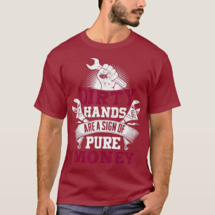 Camiseta Mecánico para hombres Llavero Maquinista Tee