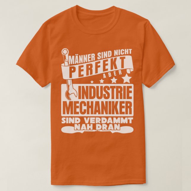 Camiseta Mecánico perfecto industrial (Diseño del anverso)