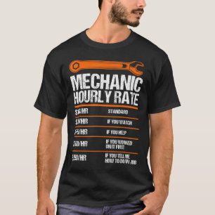 Camiseta Mecánico por hora Tasa futura mecánica 1