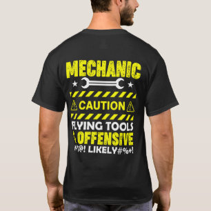 Camiseta Mecánico Precaución....Divertido