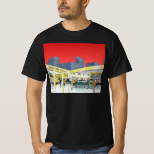Camiseta Mecánicos de Autos Antiguos Servicio Completo de T