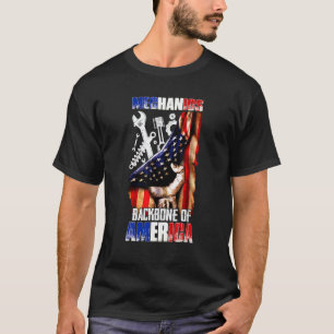 Camiseta Mecánicos de Garaje Espina Dorsal de América Día d