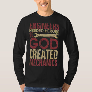 Camiseta Mecánicos Los Ingenieros Vintage Necesitan Mecánic