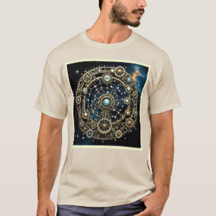 Camiseta Mecanismo celeste Arte cósmico